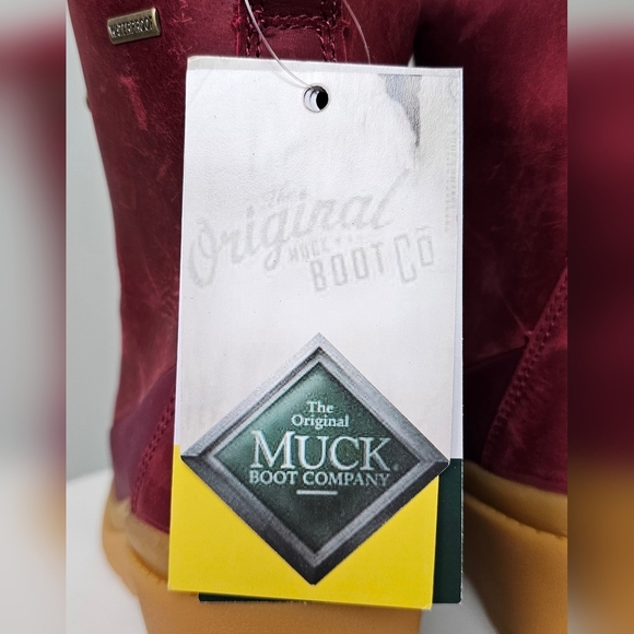THE ORIGINAL MUCK BOOT COMPANY Muck Women's Liberty Wedge Boot BURGUNDY - Picture 13 of 16